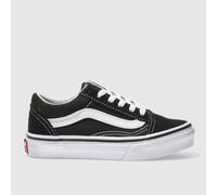 Boys Old Skool Shoes in Black & White