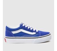 Vans Blue Old Skool Boys Junior Trainers UK 13 (EU 31)
