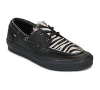 Vans Boat Shoes 2-Eyelet Boat Shoe in Black 6.5