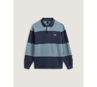 Vans - Bowman Rugby Long Sleeve Shirt, Man, Blue, Size: XL