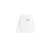 Vans Boys Racing Flames Long Sleeves - White Cotton - Size Medium