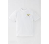 Vans Boys Shop Front Short Sleeve T-Shirt, White, Size S=7-8 Years White