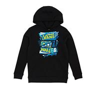 Vans Boys' Stenciled II Pullover Fleece, Black, X-Large