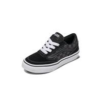 Vans Brooklyn Ls Sneaker, Checkerboard Black Asphalt, 3.5 UK Child