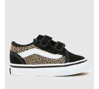Vans - Toddler Old Skool Shoes (1-4 Years), Black, Size: 6