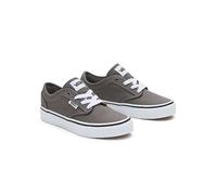 Vans Brown & White Embroidery Youth Atwood Trainers Brown