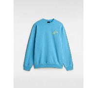 Vans - Brush Script II Crew Sweatshirt, Man, Blue, Size: S