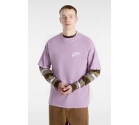 Vans Brush Script Loose Ss Lavender Mist size M | Print T-Shirts Outlet | Men