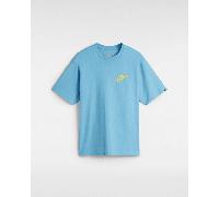 Vans - Brush Script T-Shirt, Man, Blue, Size: XS