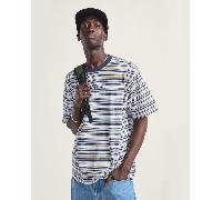 Vans - Cameron Stripe T-Shirt, Man, White, Size: XL