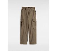 Vans - Canvas Sidewalk Trousers, Woman, Brown, Size: L