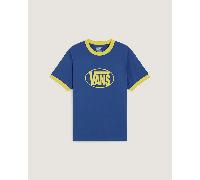 Vans - Center Chest Ringer T-Shirt, Man, Blue, Size: M