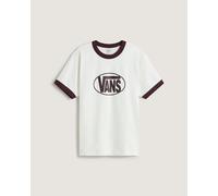 Vans - Center Chest Ringer T-Shirt, Man, White, Size: L
