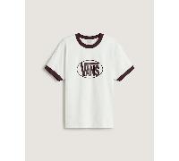Vans - Center Chest Ringer T-Shirt, Man, White, Size: S