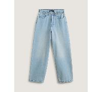 Vans - Check-5 Baggy Denim Trousers, Woman, Blue, Size: 23