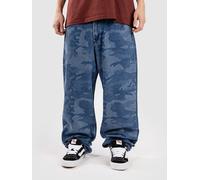 Vans Check-5 Loose Camo Printed Denim Jeans blue 30