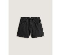 Vans - Check-5 Mid Rise Shorts, Woman, Black, Size: 32