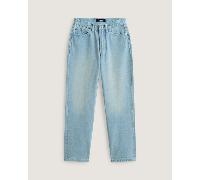Vans - Check-5 Mid Rise Straight Trousers, Woman, Blue, Size: 30