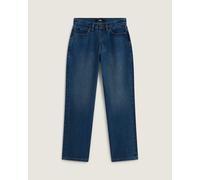 Vans - Check-5 Mid Rise Straight Trousers, Woman, Blue, Size: 30