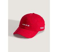 Vans - Check Side Jockey Hat, Man, Red, Size: One size
