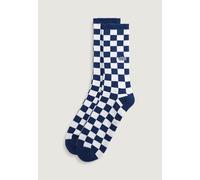 Vans - Checkerboard Crew Deep Indigo - Socks - blue - S - 37% Polyester, 37% Nylon, 22% Cotton, 4% Elastane S