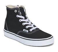 Vans - Kids Authentic Hi 2.0 Zip Shoes (4-8 years), Black, Size: 1