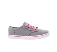 Vans Childrens Unisex Atwood Low Lace-Up Grey Canvas Kids Plimsolls SEGATP - Size UK 12.5 Kids