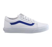 Vans Childrens Unisex Old Skool Kids White Shoes Canvas - Size UK 2
