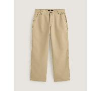 Vans - Chore Mid Rise Straight Trousers, Woman, Beige, Size: 34