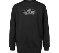 Vans Classic black crew neck sweater, Black, S