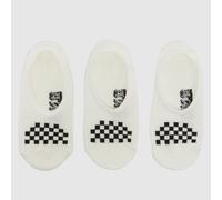 Vans Classic Canoodle Socks 3 Pack in White & Black, Size: 5.5-8 UK 5.5-8