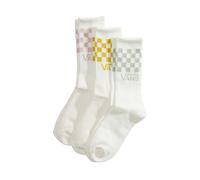 Vans - Classic Check Crew Socks (3 Pairs), Man, White, Size: M (5.5-8 )
