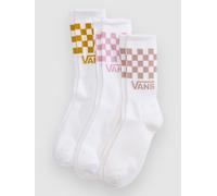 Vans Classic Check Crew Socks pink dawn L