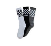 Vans - Classic Check Crew Socks (3 pairs), Man, Black, Size: M (5.5-8 )