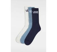 Vans - Classic Crew Pack Of 3 Parisian Night - Socks - blue - S/M - 74% Cotton, 14% Polyester, 8% Nylon, 4% Elastane,gid://shopify/Metaobject/72785395949 S/M