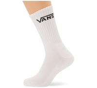 Vans Classic Crew Socks White/Black (3 Pairs) - S