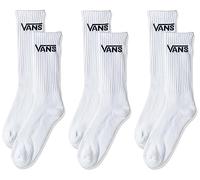 VANS | Classic Crew Socks, 3 Pair Pack., White, Medium