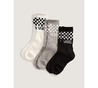 Vans - Classic Crew Socks (3 Pairs), Black, Size: XXS (10-12.5)