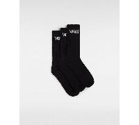Vans - Classic Crew Socks (3 pairs), Man, Black, Size: 5.5-8