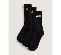 Vans Classic Crew Socks Black White (3 Pairs) - L
