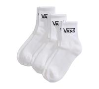Vans Classic Half Crew Socks White Black (3 pairs) - XL