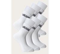 Vans - Classic Half Crew Pack Of 6 White - Socks - white - S - gid://shopify/Metaobject/261668765933 S
