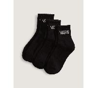 Vans - Classic Half Crew Socks (3 pairs), Black, Size: S (2.5-5 )