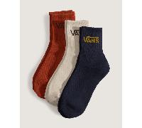 Vans - Classic Half Crew Socks (3 Pairs), Man, Blue, Size: S