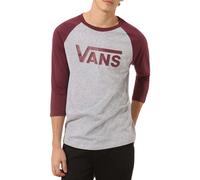 Vans Classic Heather logo-print raglan-sleeve T-shirt - Grey S