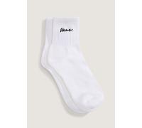 Vans - Classic Script Half Crew White - Socks - white - L - 67% Cotton, 27% Polyester, 3% Polyamide, 3% Elastane L