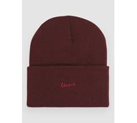 Vans - Classic Script Tall Cuff Dark Port - Beanie - burgundy - Onesize - 100% Polyacrylic,Knitwear Onesize