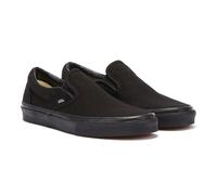 Vans Classic Slip on Black Canvas Skate Trainers VEYEBKA TOWER London - UK 10 / EU 44.5 / US 10.5