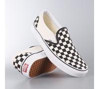 VANS CLASSIC SLIP ON CHECKERBOARD BLACK & WHITE UNISEX TRAINERS
