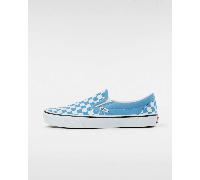Vans - Classic Slip-On Checkerboard Shoes, Man, Blue, Size: 2.5